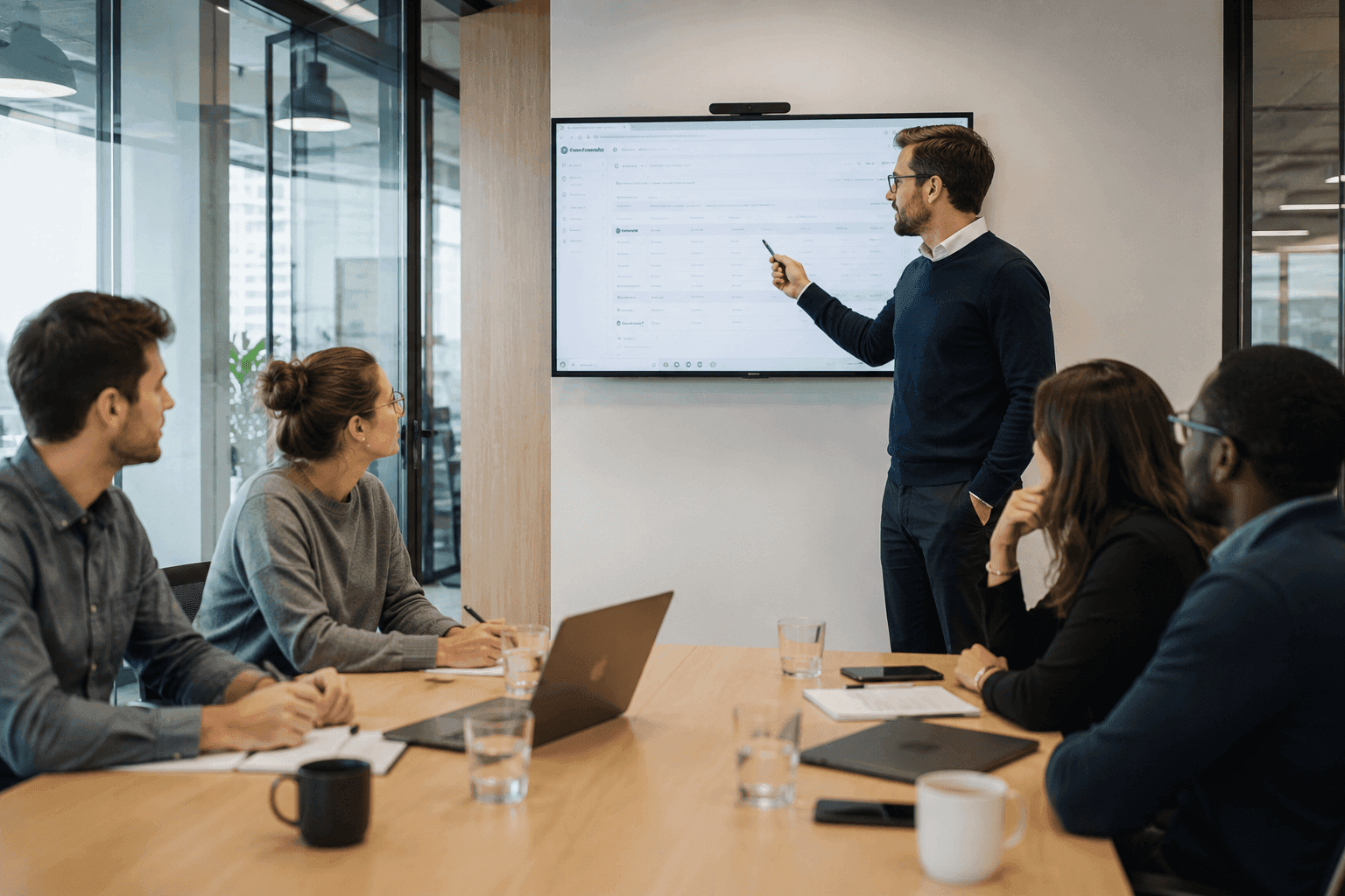 L'équipe Reference Software au travail dans ses bureaux